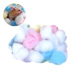 Lot de 100 coussins chauds en coton pour animaux domestiques, couleur hamster, or, soie, ours, nid, couettes ...