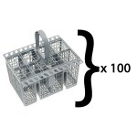 Lot de 100 paniers a couverts d'origine lave - vaisselle (c00257140 c00386607 ariston hotpoint bauknecht ... Lot de 100 paniers a couverts d'origine lave - vaisselle (c00257140 c00386607 ariston hotpoint bauknecht ...