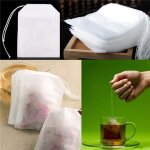 Lot de 100x sachet de th� vide sac filtre infusion passoire tea bag