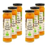 Lot 10x coulis bio mangue et passion - flacon 156ml Lot 10x coulis bio mangue et passion - flacon 156ml