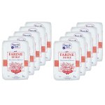 Lot 10x farine t55 bl tendre 100% franais - fleur du jura - paquet 1kg