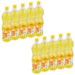 Lot 10x huile de tournesol - bouteille 1l