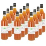 Lot de 12 bouteilles de vinaigre de cidre bio non pasteuris vieilli en ft de chne 1l - made in calvados ...
