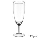 Lot de 12 fltes a champagne 15cl
