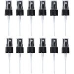 Lot de 12 vaporisateurs noirs de 410 / 20 mm avec bouchon � visser pour bouteilles de 10 � 100 ml, noir ...