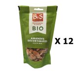 Lot 12x amandes décortiquées bio - b&s - paquet 125g Lot 12x amandes décortiquées bio - b&s - paquet 125g
