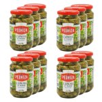 Lot 12x cprons au vinaigre - pedriza - bocal 180g
