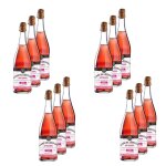 Lot 12x cidre de l�zergu� artisanal ros� - bouteille 750ml