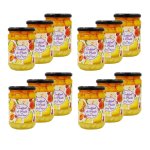 Lot 12x cocktail de fruits au sirop l�ger - pot 560g