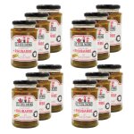 Lot 12x confiture rhubarbe haut de france - pot 315g