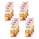 Lot 12x cookies chocolat blanc & cranberries - paquet 200g