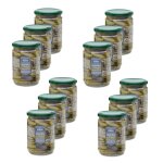 Lot 12x cornichons au vinaigre go�t anchois - bocal 420g