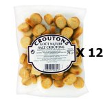 Lot 12x cro�tons nature - tipiak - sachet 75g