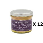 Lot 12x délice de foie gras au vin blanc moelleux - france - mes p'tites recettes - pot 100g Lot 12x délice de foie gras au vin blanc moelleux - france - mes p'tites recettes - pot 100g