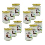 Lot 12x huile de coco dsodorise bio - pot 456g