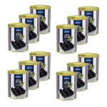 Lot 12x olive noire dnoyaute - bote 860g