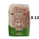 Lot 12x pâtes bio italienne blé complet penne n31 - 1881 pasta berruto - paquet 500g Lot 12x pâtes bio italienne blé complet penne n31 - 1881 pasta berruto - paquet 500g