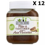 Lot 12x pâte a tartiner bio aux noisette - les p'tites tartines - pot 350g Lot 12x pâte a tartiner bio aux noisette - les p'tites tartines - pot 350g