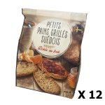 Lot 12x petits pains grill�s su�dois - paquet 225g