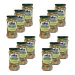 Lot 12x pickle de lgumes au vinaigre - bocal 300g