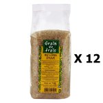 Lot 12x riz long etuv - grain de frais - paquet 1kg