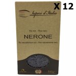 Lot 12x riz noir nerone italie bo�te 500g