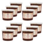 Lot 12x sirop de glucose parfumé au miel - pot 1kg Lot 12x sirop de glucose parfumé au miel - pot 1kg