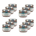 Lot 12x terrine de canard au poivre vert - pot 180g