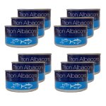 Lot 12x thon au naturel albacore - bote 185g