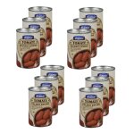 Lot 12x tomate entire pele - bote 380g