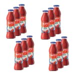 Lot 12x tomates peles concasses - bouteille 8, 28kg