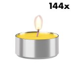 Lot de 144 bougies chauffe - plat d'ext�rieur � la citronelle