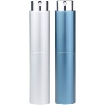 Lot de 2 atomiseurs de parfum en aluminium de 10 ml - pour les déplacements - 2 x 10 ml - argenté et ... Lot de 2 atomiseurs de parfum en aluminium de 10 ml - pour les déplacements - 2 x 10 ml - argenté et ...