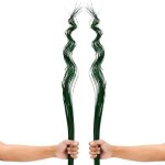 Lot de 2 bouquets d�co brins de palmiers s�ch�s pour vases 100 cm 65 tiges couleur vert, plantes naturelles ...