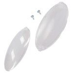 Lot de 2 cache lampes (113368 - 13553) hotte (50248796000 smeg ariston hotpoint zanussi arthur martin ...