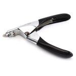 Lot de 2 ciseaux a ongles professionnels pour chien (noir), ciseaux a ongles pour chat, ciseaux a ongles ...