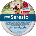 Lot de 2 colliers antiparasitaires seresto grand chien plus de 8 kg - anti - puces et tiques