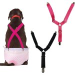 Lot de 2 couches pour animaux de compagnie, avec longueur rglable, sangles antidrapantes, pour chiens ...