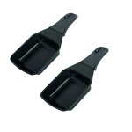Lot de 2 coupelles carres - raclette, gril, wok (xa521000 tefal)