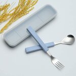 Lot de 2 couverts pour enfants en acier inoxydable set de