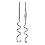 Lot de 2 crochets � p�trir pour robot p�tissier prepmix moulinex - ms - 652614