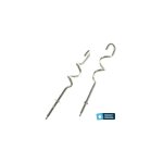 Lot de 2 crochets ptrisseurs pour batteur 3 mix 5500 seb, krups - ss - 203146