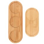 Lot de 2 dessous de verre en bambou ¿ elégants dessous de verre antidérapants pour la décoration de ... Lot de 2 dessous de verre en bambou ¿ elégants dessous de verre antidérapants pour la décoration de ...