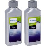 Lot de 2 d�tartrants (2x 250ml) pour cafeti�re expresso saeco, philips ca6700 / 22