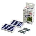 Lot de 2 filtres antibact�rien microban r�frig�rateur cong�lateur (480131000232 antf - mic2 bauknecht ...