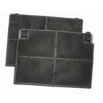 Lot de 2 filtres charbon 194x137x20mm abgb6x1 ablk7 ag206 ag236 ag300bag300n ag550b ag550n at249 gf300 ...