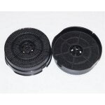 Lot de 2 filtres  charbon type 58 akb000 / 1 hotte (484000008782 c00308179 ignis brandt de dietrich ...