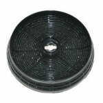 Lot de 2 filtres charbon acm14 145x30mm ahp95ix cce16x cce19x cgm91x hotte candy cbt6240x