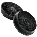 Lot de 2 filtres charbon acm14 145x30mm hotte (49011548 9179183012 rosieres candy elcolux far germania ...