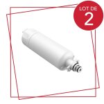 Lot de 2 filtres � eau frigo r�frig�rateur cong�lateur (adq36006101 lg)